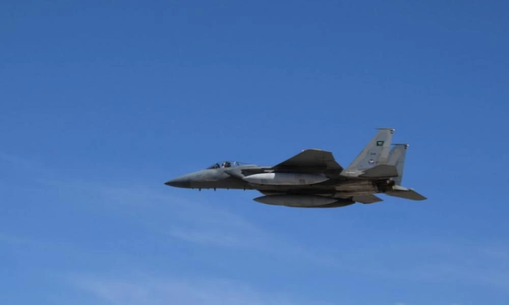 F-15: Καρέ καρέ η κατάρριψη drone των ανταρτών Χούθι (βίντεο)